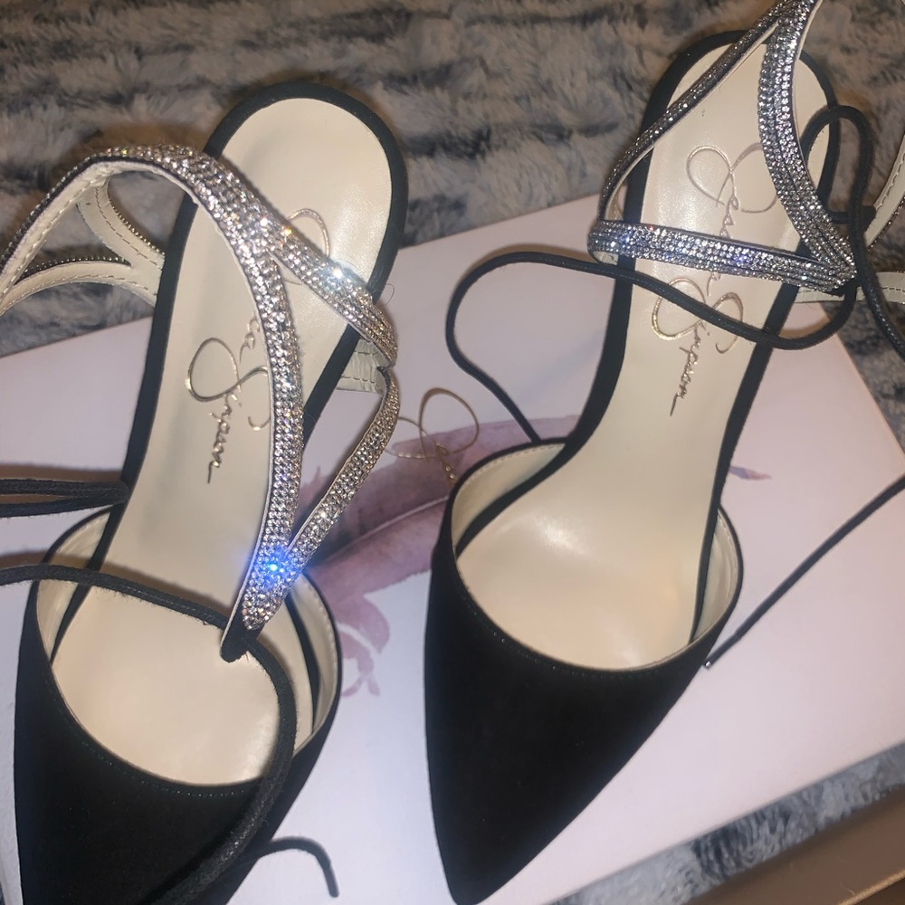 Jessica’s Simpson Black Pump Heels,  Women Size 8
